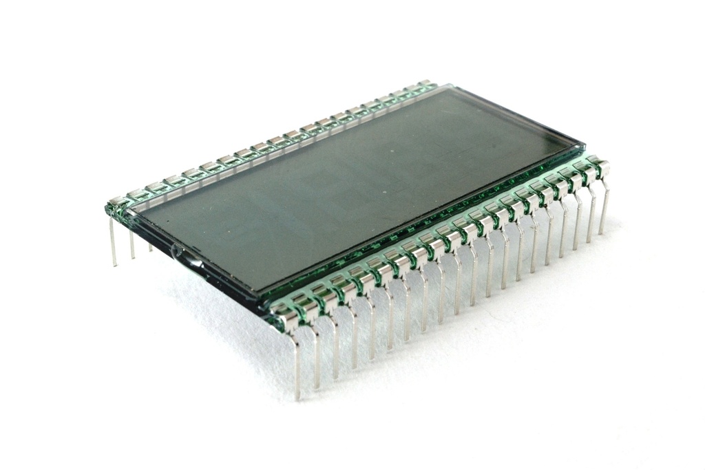 (LCD-201202) DISPLAY LCD 3-1/2 DIGITOS | Microelectrónica